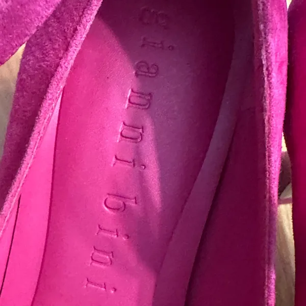 Gianni Bini Pink Suede Heels size 9M - Image 6