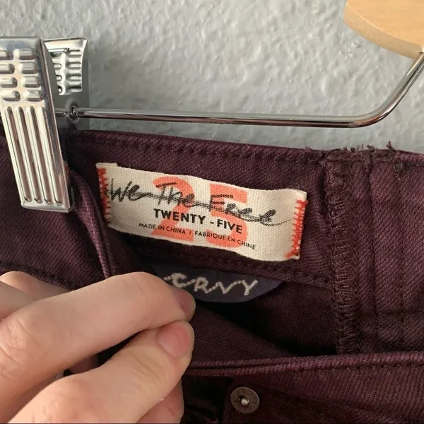 Purple Free People Super Flare Jeans - Image 6