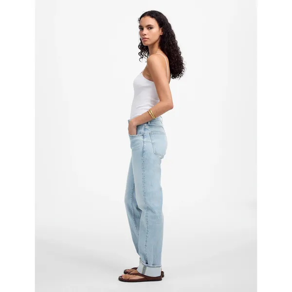 Madewell The Dean Easy Straight Foster Wash Light Blue Comfort Stretch US 30 NWT - Image 3