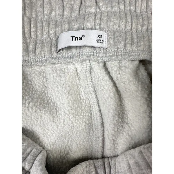 Aritzia Tna - Drawstring Waist Boyfriend Sweatpants in Gray - Image 2