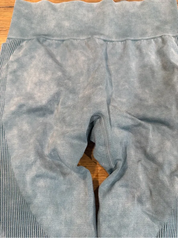 PINK Victoria's Secret Kids Seamless High-Waist Slate Gray Leggings - Image 7