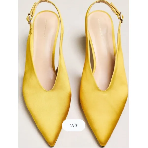 Anthropologie Pointed-Toe Slingback Pumps - Image 2
