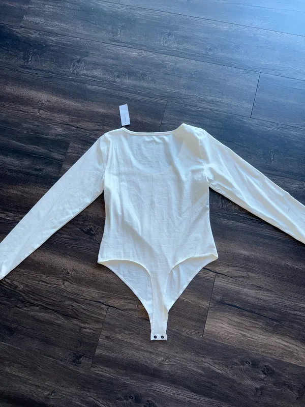 American Eagle Bodysuit White - Image 3