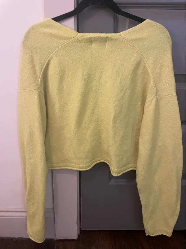Urban Outfitters Neon Cropped Sweater - Image 2