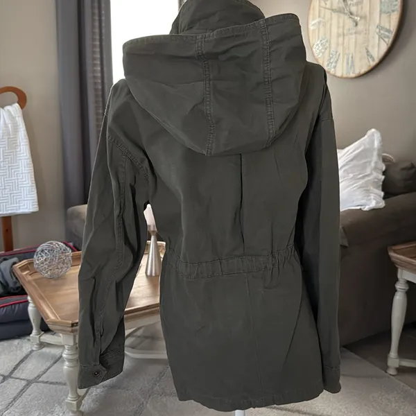 Ava & Viv army green distressed jacket - Image 6