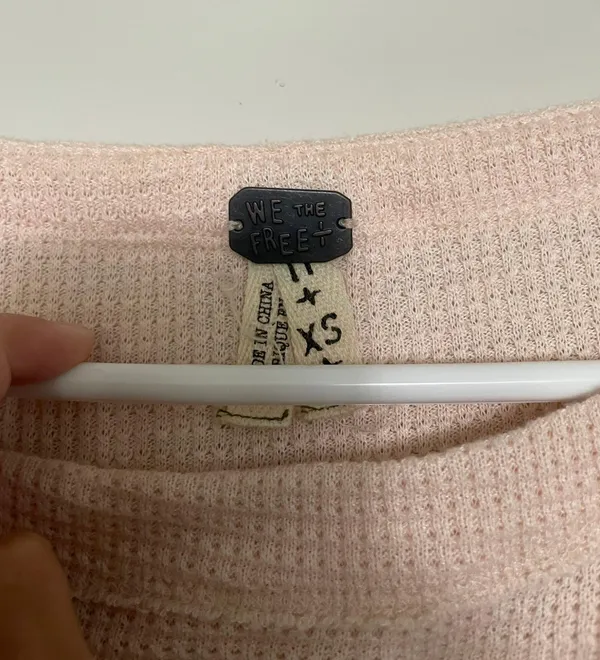 Free People Blossom Waffle Knit Thermal Top - Image 5
