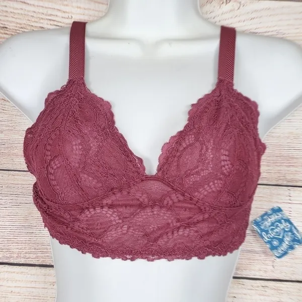 FREE People‎ Dusty Rose Lace Bracelet Top - Image 2