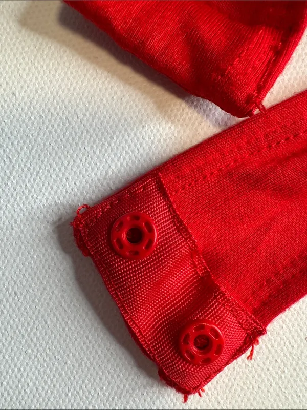 Better Be Red Sleeveless Kids One-Piece Bodysuit - Image 3