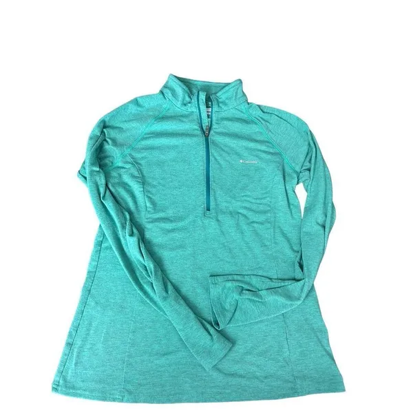 Columbia 1/4 Zip Up Midlayer light pullover long sleeve size medium women’s - Image 2