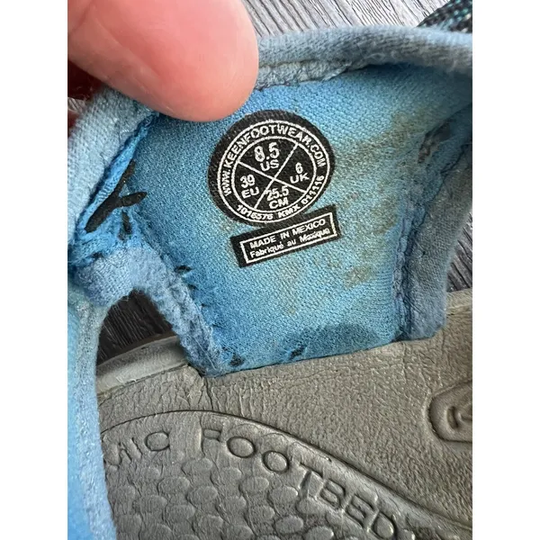 Keen‎ Women's Waterproof Whisper Sport Sandals Blue Gray Hiking Shoes Size 8.5 - Image 7
