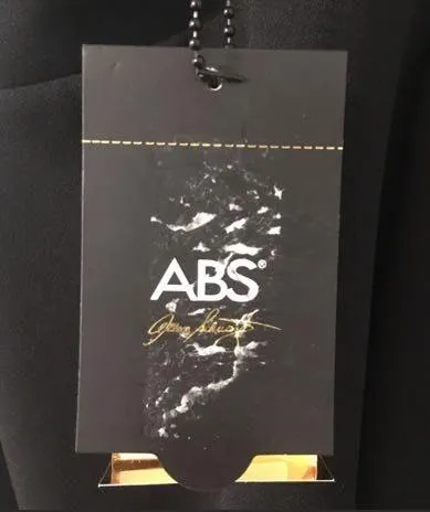 NWT Black ABS cocktail Gown - Image 2