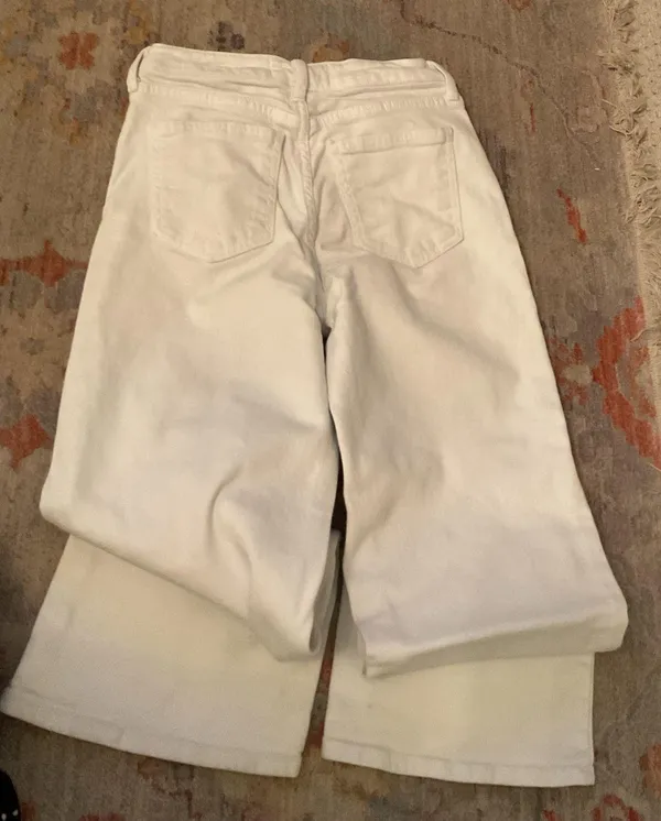 White Pants ZARA Wide-Leg - Image 2