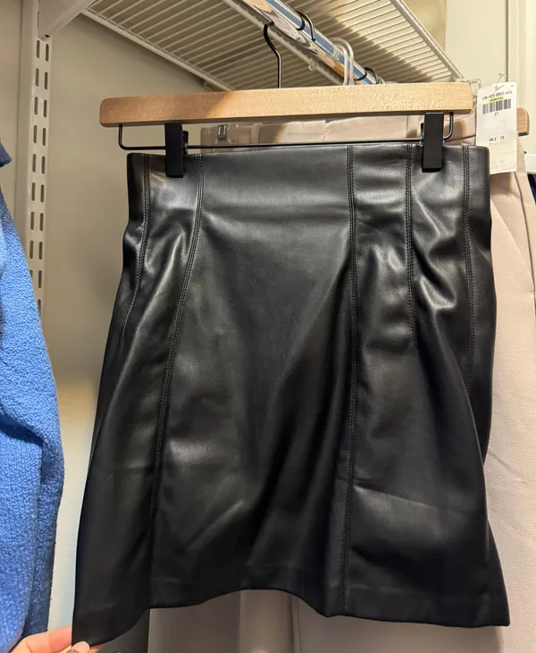 ZARA Leather Mini Skirt - Image 2