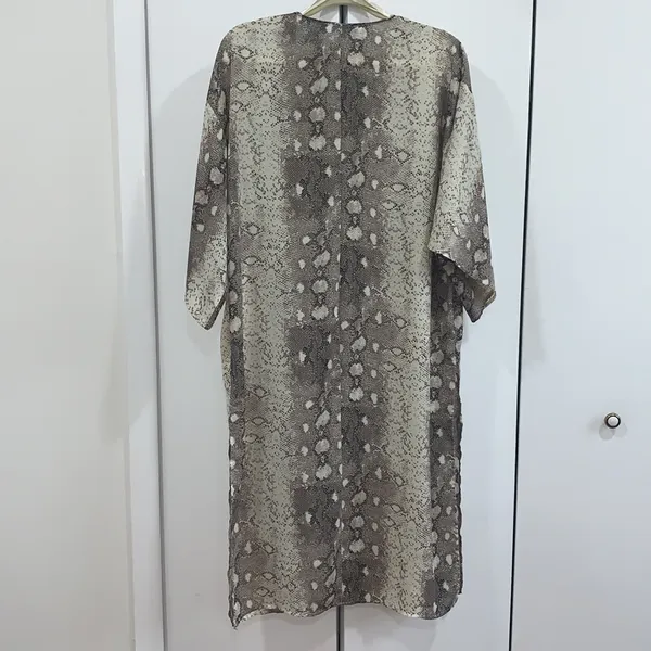 She & Sky Snakeskin print cardigan - Image 8