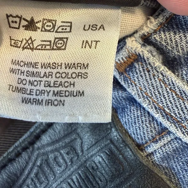 Harley Davidson Blue Denim Jeans 2‎ Regular Biker Casual Western motorcycle FLAW - Image 6