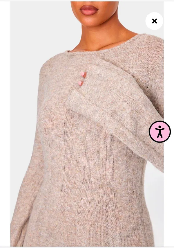 Pretty Little Thing Maxi Sweater Dress - Image 4