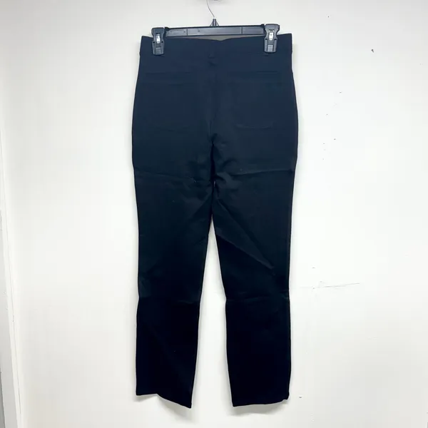Quince‎ Women's Black Ultra-Stretch Ponte Pants Straight Leg Sz Small NWT - Image 5