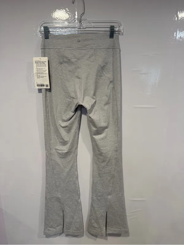 Lululemon soft suede split hem‎ flare leggings in grey - Image 4