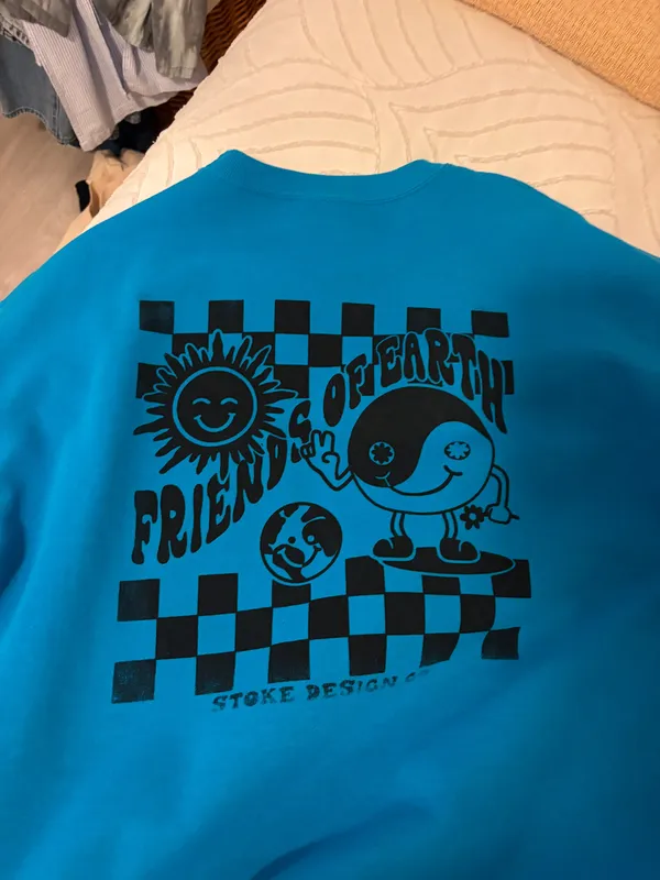 Blue Stoke Sweatshirt Size L - Image 5
