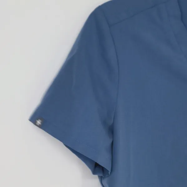 Figs Women's Casma Three-Pocket Scrub Top Size Small Blue V Neck Hospital Office - Image 9
