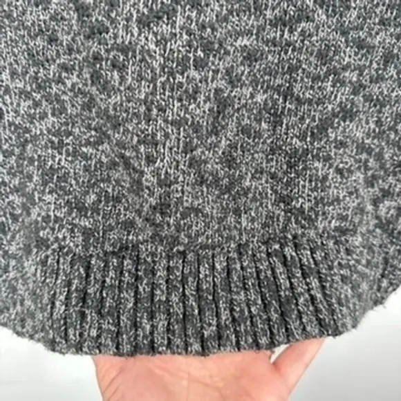 L.L. Bean Women's Gray 100% Cotton Turtleneck Long Sleeve Knit Sweater Cabincore - Image 6