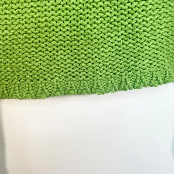 Glamorous Green Chunky Knit Turtleneck Pullover Sweater Womens S - Image 8