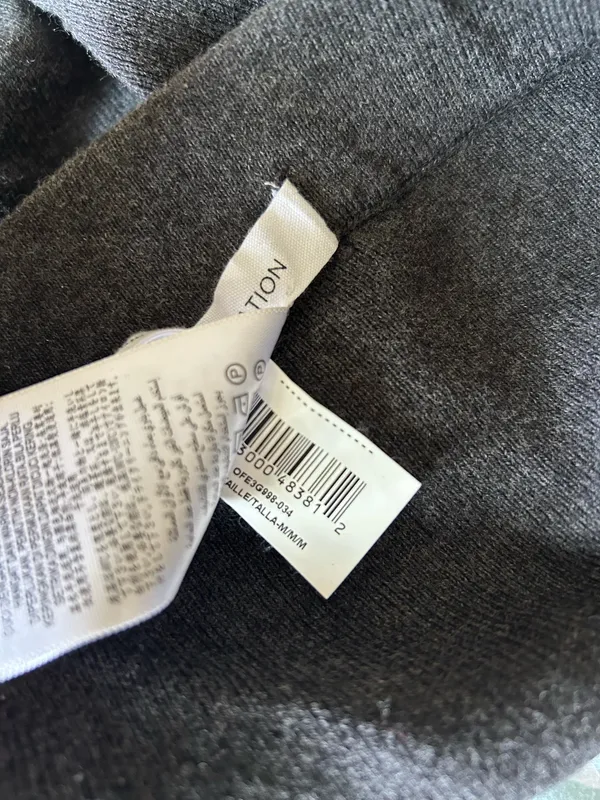 BCBGeneration GRAY Ribbed Knit Mini asymmetrical Pencil Skirt size M - Image 9