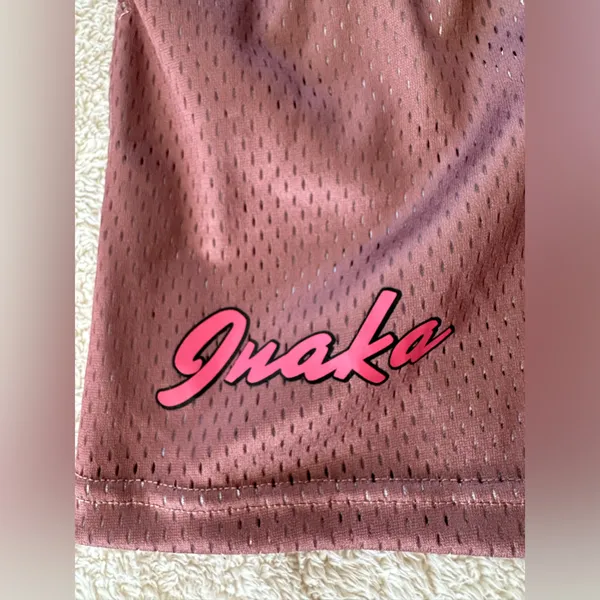 NWT Inaka gym shorts size small mauva brown pink color - Image 2