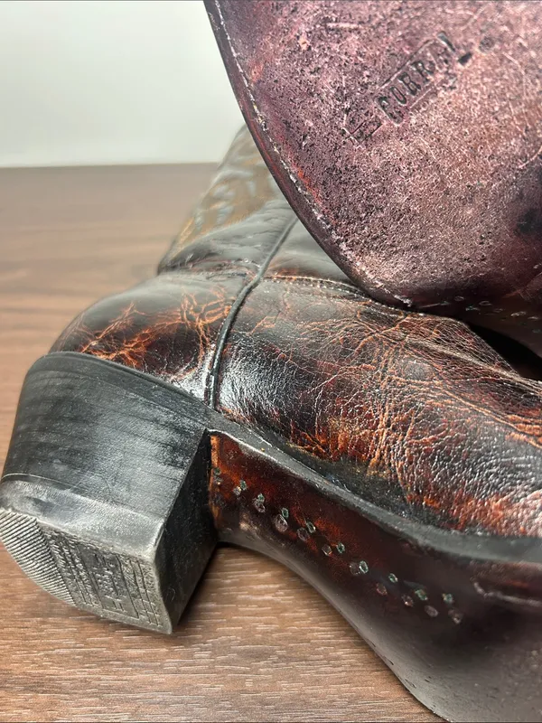 Corral Distressed Leather Western Cowboy Boots Women's Size 8.5 M Style A-2519 - Image 10