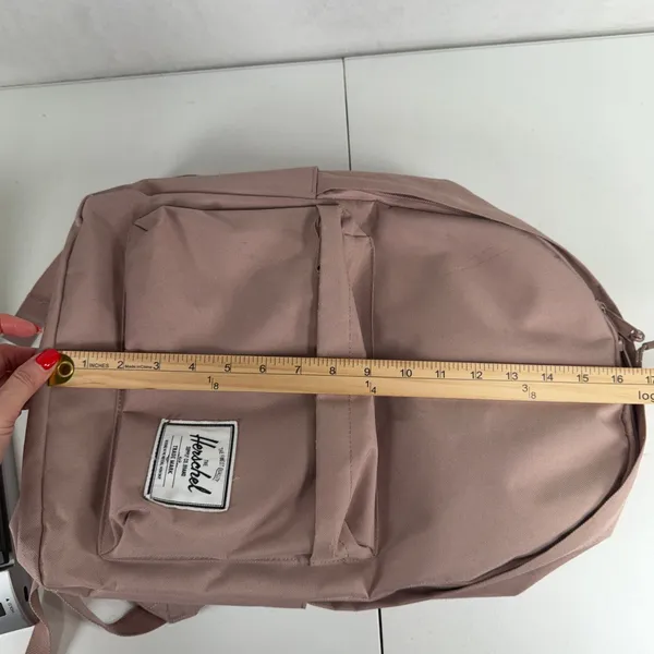 Herschel Backpack Dusty Rose Mauve Classic Logo School Travel Bag Everyday - Image 12