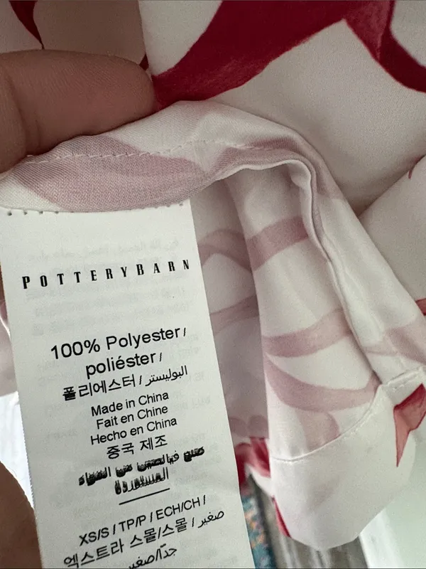 Monique Lhuillier Pottery Barn Aubree Bow Robe size XS/S - Image 5