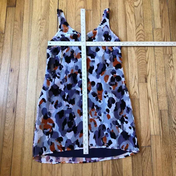 Cabi EUC Women's Radiant Beauty Sleeveless Burnout Velvet Mini Dress M - Image 5