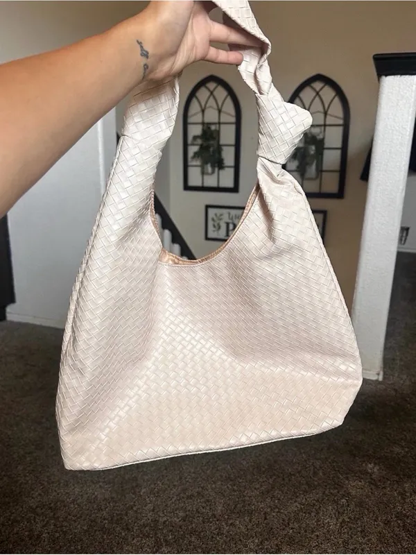 Ulta Beauty Cream Tote Bag Purse 0496 - Image 3