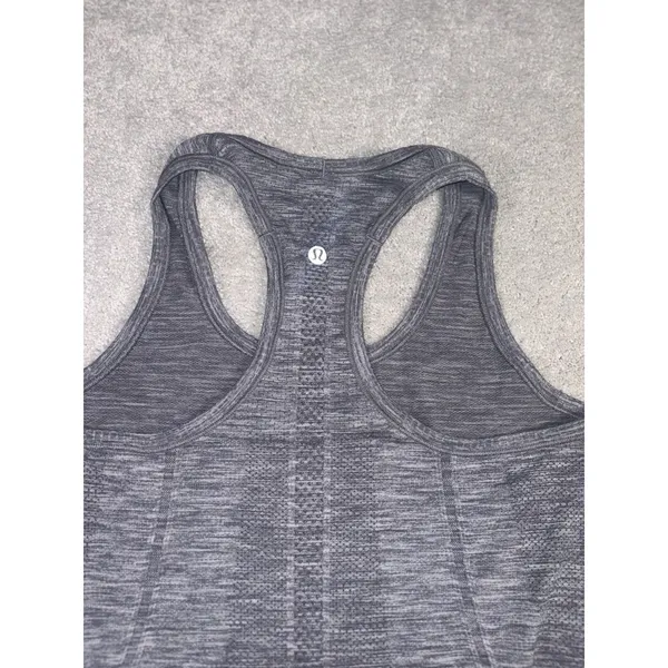 Lululemon Swiftly Tech Tank Top Womens 6 Gray Swift Stride Crush Distance Run - Image 6