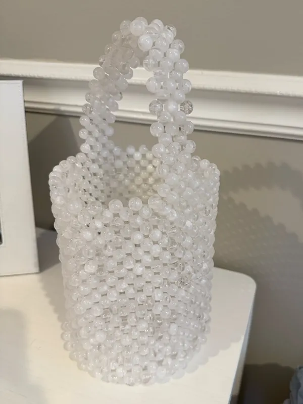 Beaded Bucket Bag - Image 2