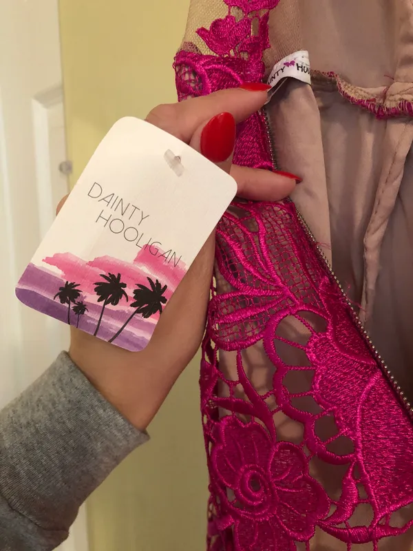 Dainty Hooligan Pink Party Dress - Image 5