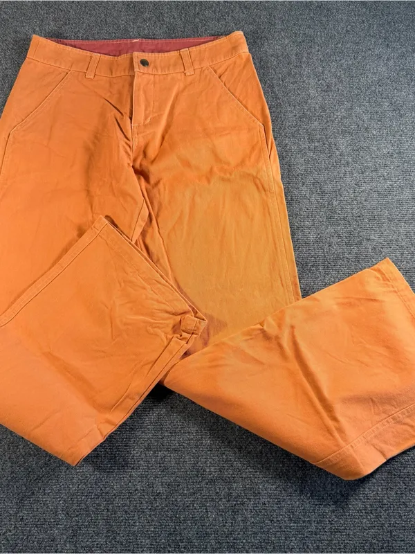 KÜHL Women's Straight-Leg Pants Styled Vibrant Burnt Orange Pumpkin Shade Small - Image 2