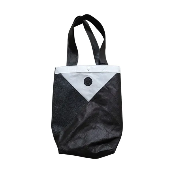 Lululemon Tuxedo Black And White Large Shopping Bag 2013 Limited Edition 8x10 - Image 6