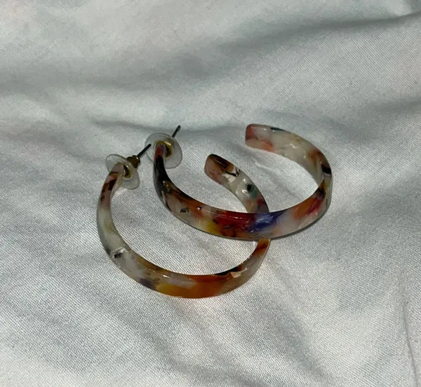 Colorful Hoop Earrings - Image 3