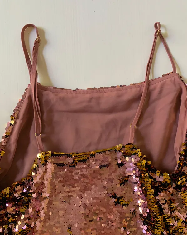 For Love And Lemons Sequin Changing Mini Dress - Image 9