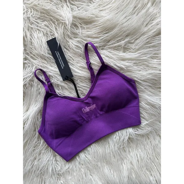 Civil Regime Kelly Seamless Sports Bra Purple Size Small - Image 3
