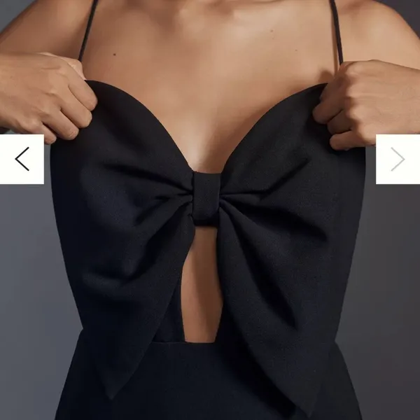 Bardot Paula Bow Midi Dress XS - Image 4