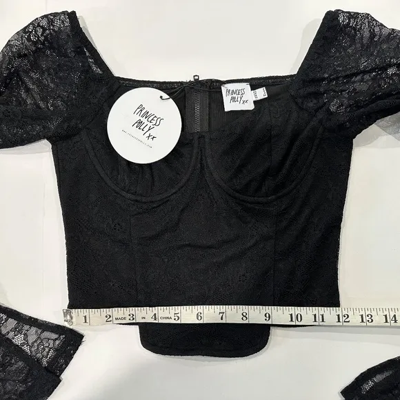 PRINCESS POLLY Purnell Lace Top Black - Size 4 - NEW With Tags - In Bags.‎ - Image 10