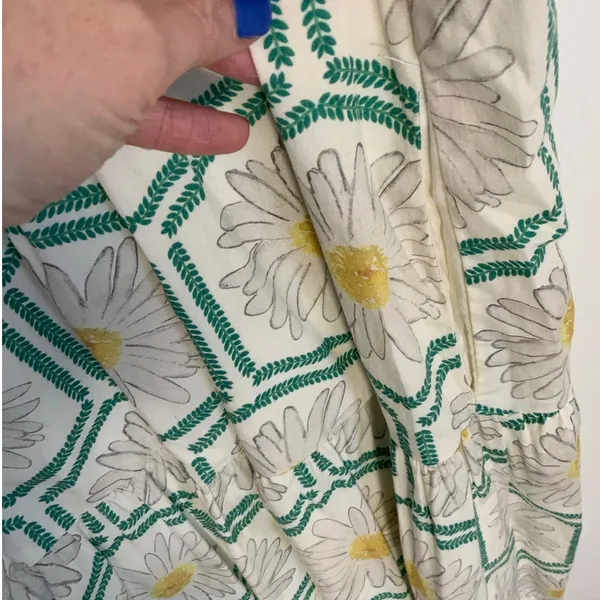 Brook Wright Floral Sundress size medium‎ Green - Image 3