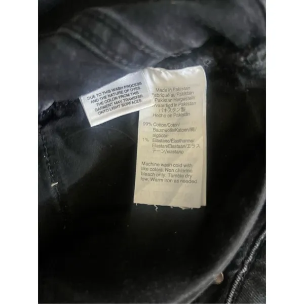 J. Crew Mercantile Black Wide Leg Ankle Jeans Size‎ 30/10 - Image 4