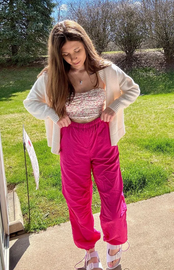 Blue Blush Floral Bandana Top - Image 8