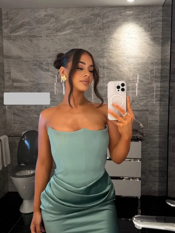 House of CB ‘Persephone’ Jade Strapless Maxi Dress NWOT size M D-DD - Image 3
