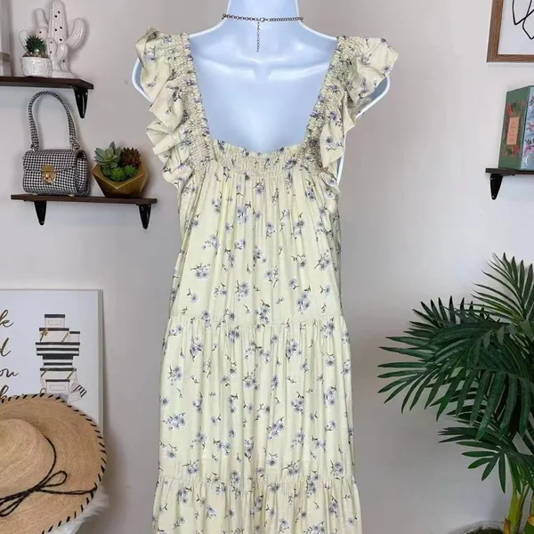 MOON RIVER Floral Printed Maxi Dress Size Small NWT - Image 4