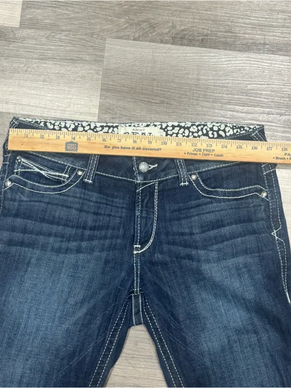 Ariat REAL Denim Low Rise Rosy Bootcut Jeans Size 31S - Image 10