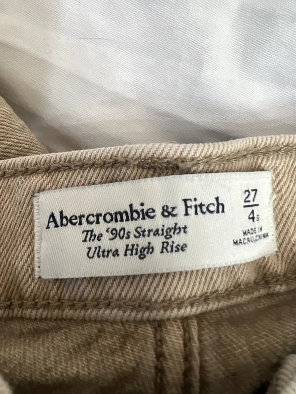 Abercrombie & Fitch 90’s ultra High-Rise Straight Jeans size 27” - Image 3